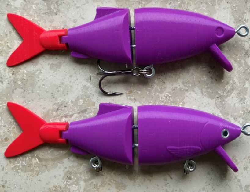 Download free STL file Swimbait fishing Lure 12.5cm (easy print and